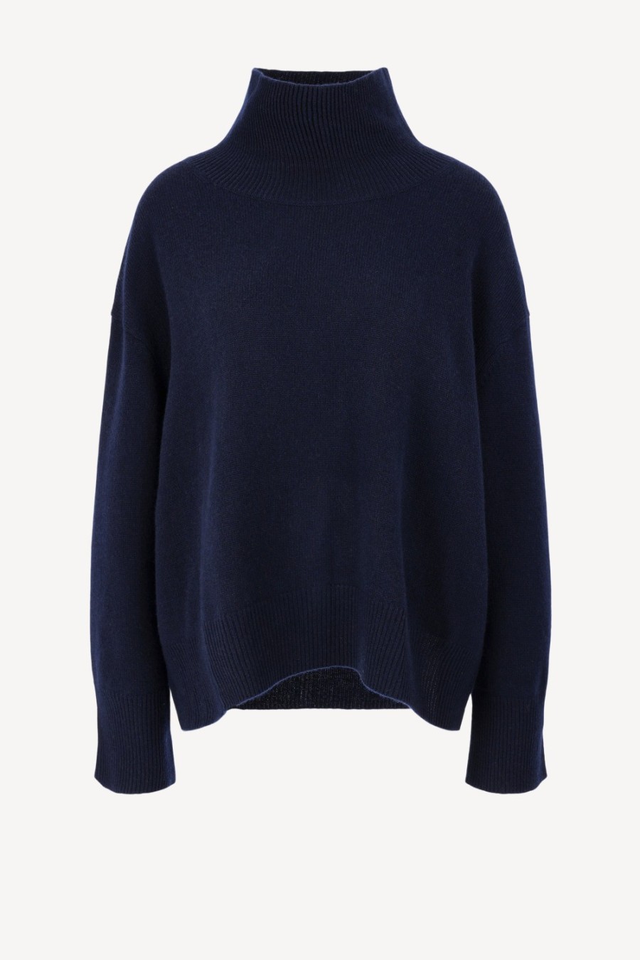 Vetements Van Kukil | Pull Jean En Saphir Fonce