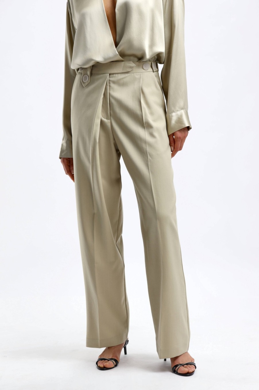 Vetements Christopher Esber | Pantalon Bermuda En Putty