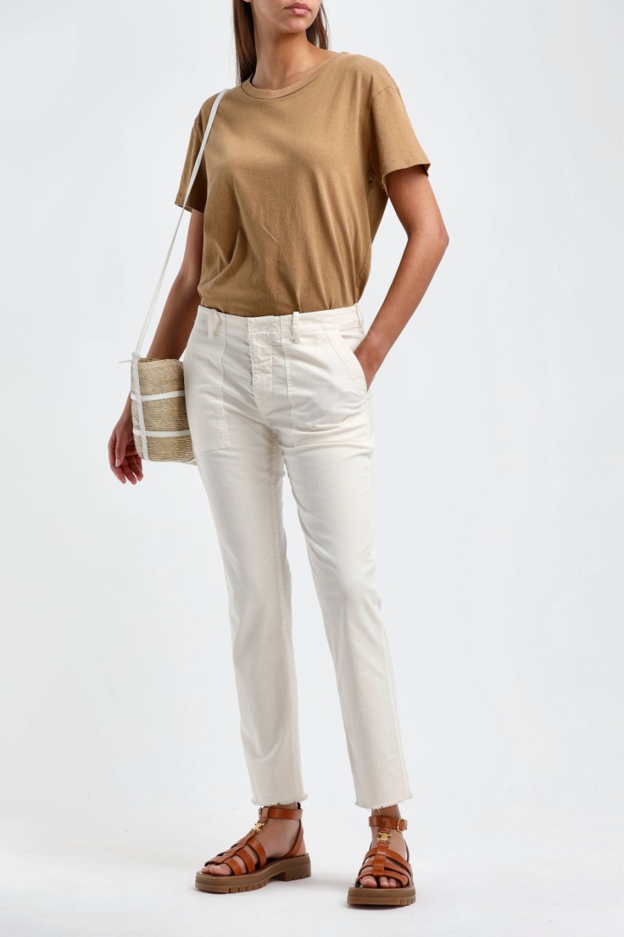 Vetements Nili Lotan | Pantalon Jenna En Eggshell