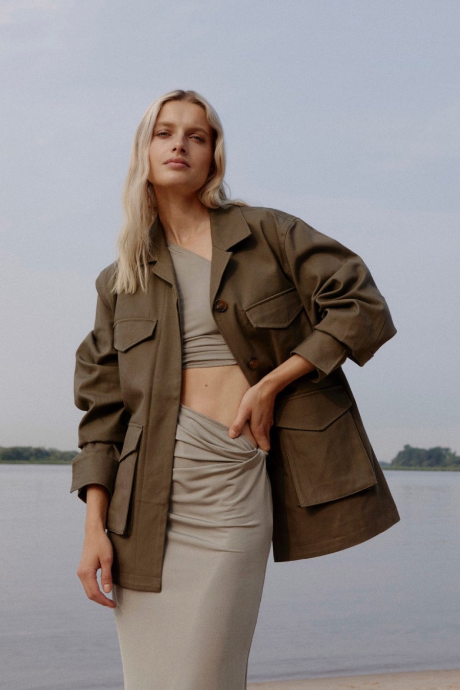 Vetements Toteme | Veste Oversized Army En Kaki