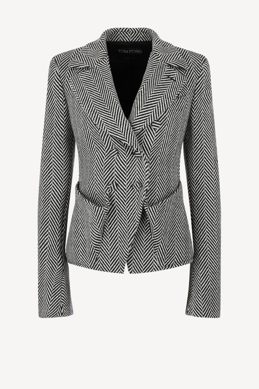 Vetements Tom Ford | Blazer Double-Faced En Chalk/Noir